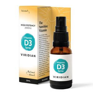 Viridian Vitamin D3 2000iu Spray 20ml