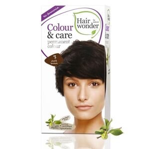 Hairwonder Barva TMAVÁ HNĚDÁ 3 přírodní dlouhotrvající BIO