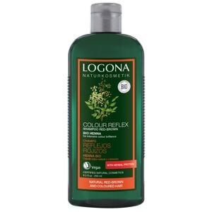 Logona Šampon oživující pro červ. hnědé a barvené vlasy Henna 250ml
