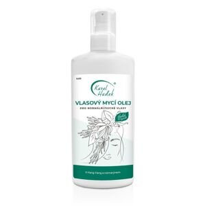 Vlasový mycí olej pro suché vlasy Hadek