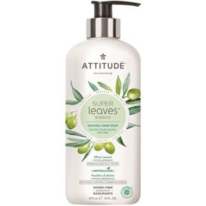 Attitude Super leaves Přírodní mýdlo na ruce s detoxikačním účinkem Olivové listy 473ml
