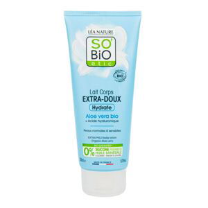 SO’Bio étic Extra hydratační tělové mléko s aloe vera a hyaluronem 200ml