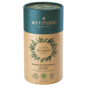 Přírodní tuhý deodorant Super leaves Bez vůně Attitude 85g