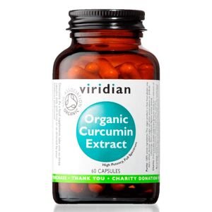 Viridian Curcumin Extract Organic (Kurkumin) 60 kapslí