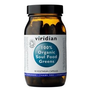 Viridian Soul Food Greens Organic (Směs zelených superpotravin) 90 kapslí