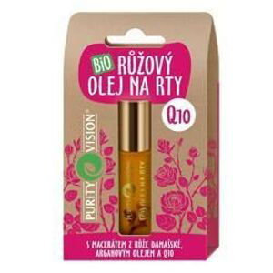 Purity Vision Růžový olej na rty s Q10 10ml