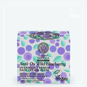 Wild Blueberry Siberica Noční obnovující pleťová krémová maska 50 ml