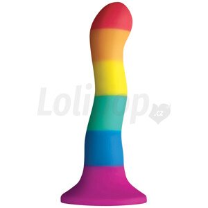 Colours Pride Edition Rainbow 6 Wave silikonové dildo