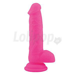 Real Safe Rod Large silikonové dildo růžové