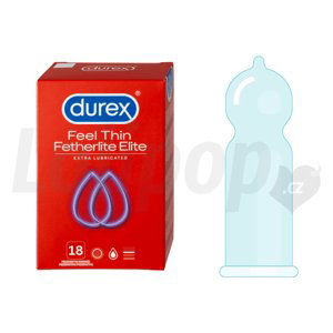 Durex Feel Thin Extra lubrikované kondomy 18 ks