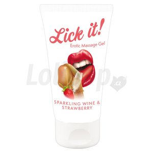 Lick-it Sparkling Wine &amp; Strawberry 50ml