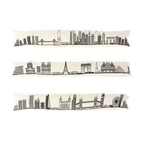 HOMESTYLING Zarážka ke dveřím proti průvanu 15x90 cm New York KO-HZ1200910newy