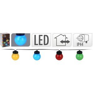 PROGARDEN Světelný řetěz LED PARTY 20 žárovek barevné KO-C46990650