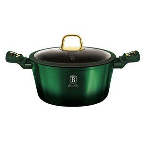 BERLINGERHAUS Kastrol s poklicí a titanovým povrchem 28 cm Emerald Collection BH-6059