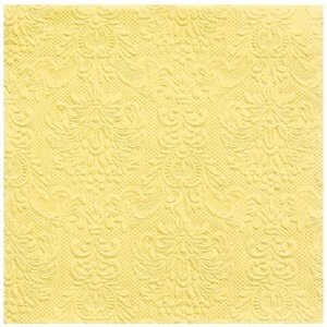 UBROUSKY Elegance  sv. žluté vanilka - 33x33cm 15ks