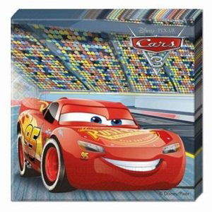 UBROUSKY "Cars 3" 33x33cm 20ks