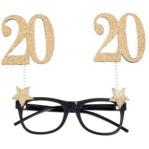 Brýle na oslavu narozenin glitrové "20 let"