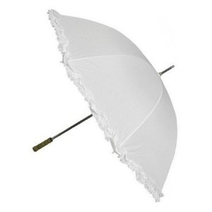 Svatební deštník bílý 98x120cm