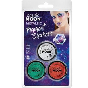 Barvy na obličej Cosmic Moon metalické Pigment Shakers