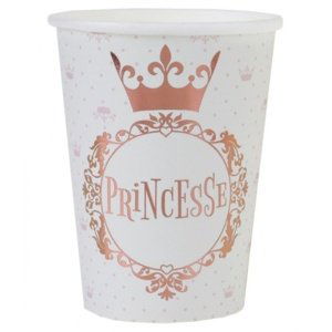 Princesse Rose Gold  - Kelímky  papírové 270ml 10ks