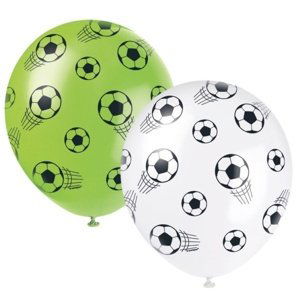 Balónky latexové Fotbal 30 cm 5 ks