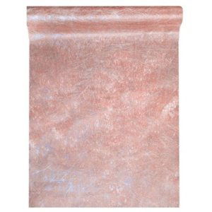 Šerpa stolová metalická Rose Gold 30 cm x 5 m