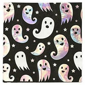 Halloween Boo - Ubrousky Duchové 33x33cm 8 ks