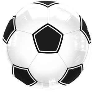 Balónek fóliový Fotbalový míč 43 cm