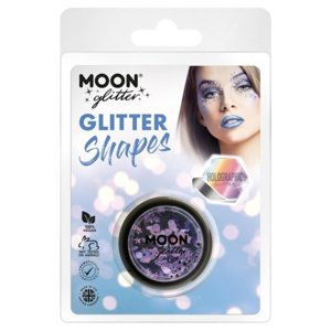 TŘPYTKY Glitter Shapes holografické fialové