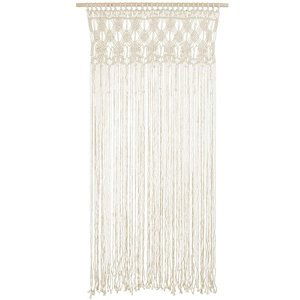 Svatební Macrame, smetanově bílý, 94,5 x 171 cm