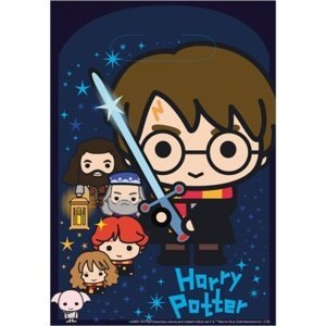 Harry Potter  party - Tašky igelitové 8 ks - 23.4 x 16.2cm