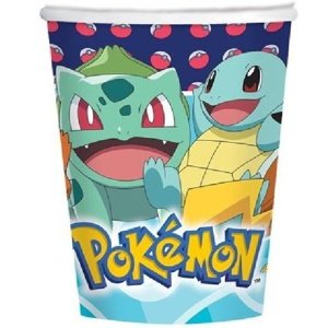 Kelímky papírové Pokemon 250 ml 8 ks