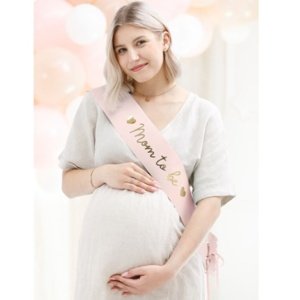 Šerpa Mom to be světle růžová 75 cm