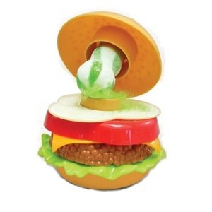 3D puzzle Hamburger s lízátkem a praskacím práškem 1 ks