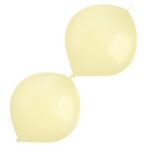 Balónky latexové spojovací dekoratérské perleťové vanilkové 30 cm 50 ks