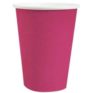 Kelímky papírové Fuchsia 250 ml 10 ks