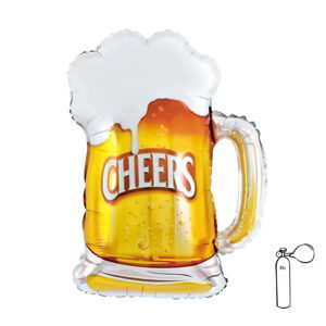Balónek fóliový Půllitr piva Cheers 58 x 73 cm