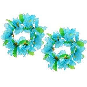 Náramky havajské modro-zelené 2 ks