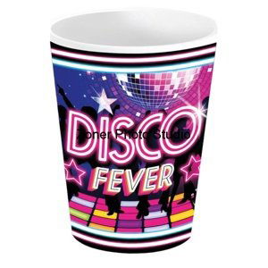 Disco fever party - Kelímky papírové240 ml 6 ks