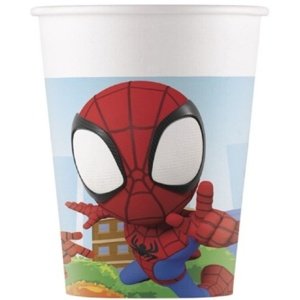 Kelímky papírové Spidey a kamarádi 200 ml 8 ks