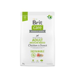 Brit Care Dog Sustainable Adult Medium Breed 3 kg