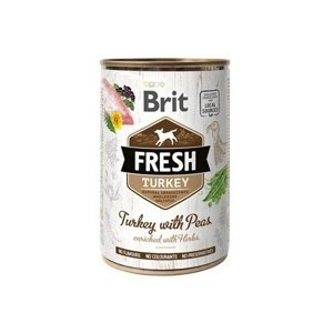 Brit Fresh Dog Turkey with Peas 400g