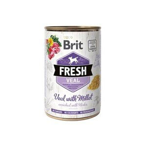 Brit Fresh Dog Veal with Millet 400g