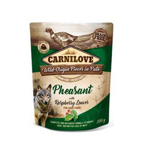 Carnilove Dog Pouch Paté Pheasant & Raspberry 300g