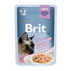 Brit Premium Cat D Fillets in Gravy for Sterilised 85g