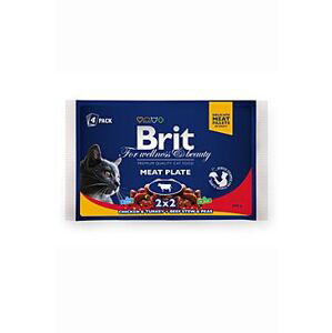 Brit Premium Cat kapsa Meat Plate 400g (4x100g)