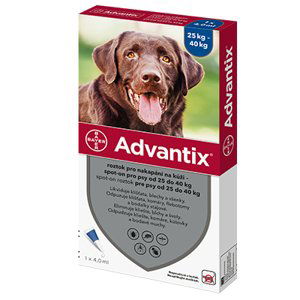 Advantix spot-on pro psy nad 25kg