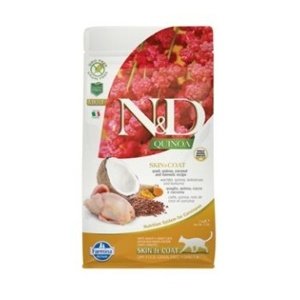 N&D GF Quinoa CAT Skin&Coat Quail & Coconut 1,5kg