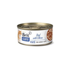 Brit Care Cat konzerva Paté Beef & Olives 70 g