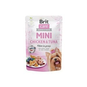 Brit Care Dog Mini Chicken&Tuna fillets in gravy kapsička 85g